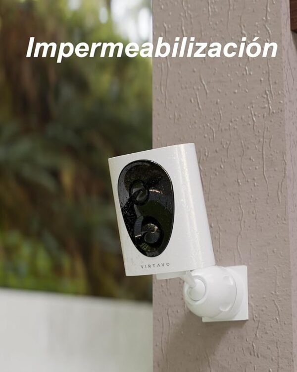 virtavo 2K Camara Vigilancia WiFi Exterior/Interior sin Cables batería Recargable - Image 2