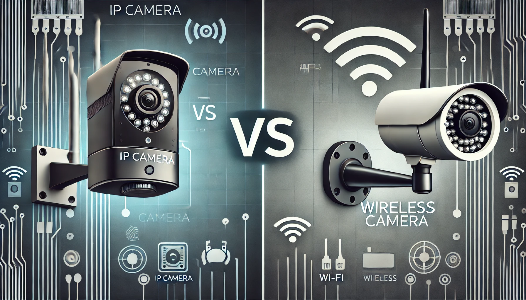 Cámaras IP vs Cámaras inalámbricas