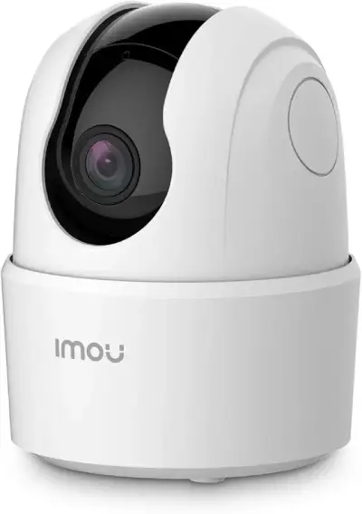 Imou Cámara IP WiFi Interior 2K(3MP) con Detección de Humano, Cámara de Vigilancia WiFi Interior 360° con Sirena, Audio Bidireccional, Modo de Privacidad, Compatible con Alexa para Bebé/Mascotas