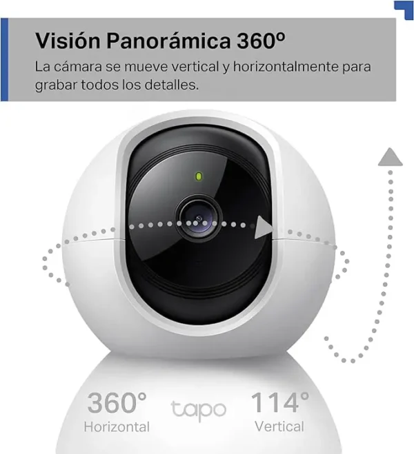 TP-Link TAPO C200 - Cámara IP WiFi 360° Cámara de Vigilancia FHD 1080p - Image 3